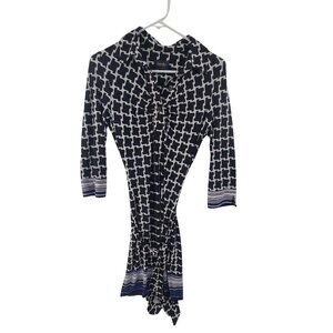 Laundry by Shelli Segal Dress Knee Length Long Sleeve Business women's Size 10
